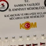 Samsun’da Kaçak Alkol Operasyonu